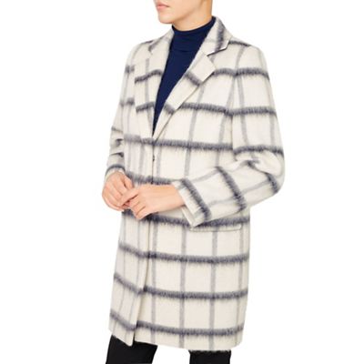 Jacques Vert Oversized Check Coat